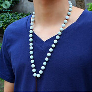 銀想玉 翡翠項鏈 男女 玉珠項鏈 玉石圓珠玉珠子關(guān)公貔貅吊墜掛繩 玉墜掛繩珠子 紅色繩款