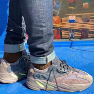 阿迪達斯（adidas）男女鞋 Yeezy 700 Runner Boost侃爺椰子老爹復(fù)古限量跑步鞋 EE9614 紫棕色 36