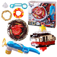 奧迪雙鉆（AULDEY）颶風(fēng)戰魂6劍旋陀螺戰斗王特訓5怒濤龍王劍型發(fā)射器男孩競技套裝 競技系列-強化版-烈破炎龍634402