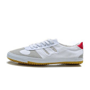 雙星八特男女工作排球透氣跑步訓練牛筋底平底足球中考體育考試用鞋拔河鞋 白排球 42 （運動(dòng)鞋43）