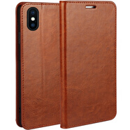 iCoverCase 蘋果X手機殼xr保護套xsmax防摔 適用于iPhoneX\x0a 【蘋果XSMAX】6.5英寸棕色+送鋼化膜+透明殼