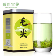 峨眉雪芽 毛尖茶葉 峨眉山高山綠茶自飲罐裝 100g
