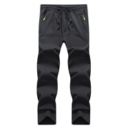 獵遠(yuǎn) 戶外沖鋒褲情侶款 登山服 加厚款 防風(fēng)防寒保暖抓絨長褲子 19699 灰色（男） 2XL