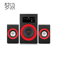 夢(mèng)浪 NE-1010BF無(wú)線藍(lán)牙音響TF插卡USB播放器多媒體手機(jī)電腦電視音響有源音箱 中國(guó)紅