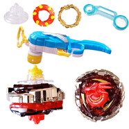 奧迪雙鉆（AULDEY）颶風(fēng)戰魂5 戰斗王 暴力 爆裂系列S碧凌圣槍對戰陀螺   634402競技系列-烈破炎龍強化版