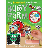 My Press-Out And Play Busy Farm 英文原版