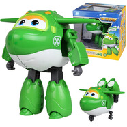 奧迪雙鉆超級飛俠15公仔玩偶兒童玩具套裝變形機器人 大號變形機器人-小青710280