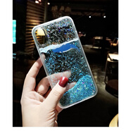 銀悅流沙鯨魚(yú)iphone xsmax手機殼i7p水晶閃光殼防摔XS個(gè)性創(chuàng  )意蘋(píng)果8p潮牌Xr女款韓潮X 蘋(píng)果X  藍色鯨魚(yú)流沙
