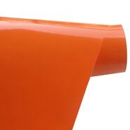 歐菲（OFEI） 家具貼紙烤漆家具膜櫥柜衣柜臺貼冰箱貼紙翻新膜冰箱貼門框貼定制尺寸 烤漆橙色 寬50cm*長1米 長不剪斷