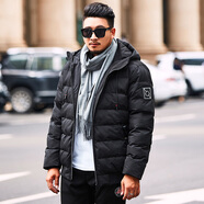 勁洋大碼男裝冬季棉衣男棉襖加肥潮胖帥氣棉服短款肥佬冬天夾克外套 V916 3XL(191斤到210斤)