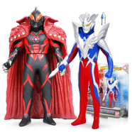 萬代（BANDAI）德凱奧特曼玩具超可動手辦模型玩偶公仔玩具男孩生日禮物 終極賽羅VS皇帝貝利亞11672