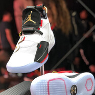 耐克（NIKE）新款男鞋Air Jordan 33 AJ33男子運動休閑氣墊緩震實戰(zhàn)籃球鞋 BV5072-100 黑白 41