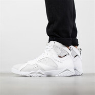 耐克（NIKE）男女鞋Air  Jordan 7 AJ7喬7代火星人馬文巴塞羅那山貓籃球運動鞋 304775-304774-120 純白 44.5