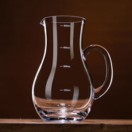 MARTIGUES水晶玻璃分酒器白酒分酒壺紅酒醒酒器倒酒器 家用烈酒杯一口杯白 500ML圓款分酒器