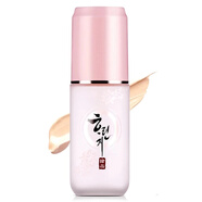 名蔻（MINGKOU）化妝品韓品護膚套盒春夏季女深層補水潤澤爽膚水乳液霜組合套裝 珍珠象牙白水潤通透粉底液45g