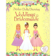 貼紙娃娃打扮：婚禮和伴娘Sticker Dolly Dressing: Weddings & Bridesmaids (Bind Up) Usborne  進(jìn)口原版 英文  小學(xué)教輔