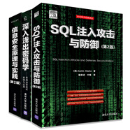 安全攻防入門 信息安全原理與實踐 深入淺出密碼學 SQL注入攻擊與防御(第2版)（套裝共3冊）