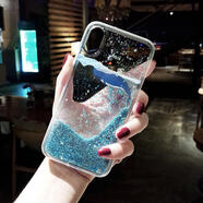 銀悅流沙鯨魚iphone xsmax手機殼i7p水晶閃光殼防摔XS個性創(chuàng)意蘋果8p潮牌Xr女款韓潮X 其他型號的聯(lián)系客服