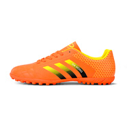 兒童足球鞋碎釘男士足球鞋AG平底TF中小學(xué)生體育訓練足球鞋防滑耐磨防水草地 333 桔色 38