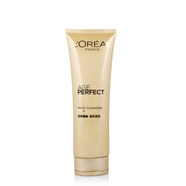 歐萊雅（LOREAL） 金致臻顏奢養活膚水精華潔面乳乳液面霜 潔面乳 125ml