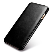 MR.PYE蘋果iphone17pro max手機(jī)殼16/15/14plus真皮纖薄磁吸翻蓋13全包12防摔商務(wù)7/8保護(hù)套SE2/3 4.7英寸蘋果7/8/se2/se3 黑（曲面）