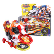 樂(lè )樂(lè )兄弟 暴力變形爆裂飛車(chē)玩具套裝2代三3下部四4代星能覺(jué)醒兒童男孩新款 決斗系列赤角火羚682201