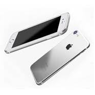 墨迪（Muedy）適用于蘋(píng)果7/8手機殼金屬邊框保護殼iPhone7/plus創(chuàng  )意防摔散熱 蘋(píng)果7/8通用【月光銀】-4.7英寸