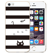 熙途 iphone5s手機殼防摔硅膠保護套軟殼 適用于蘋(píng)果iphone5/5s/SE 蘋(píng)果5/s呆呆貓