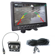 邦道尼 收割機倒車(chē)影像4分割夜視貨車(chē)可視監控器大巴四路視頻系統錄像 9英寸AHD高清屏+1個(gè)攝像頭