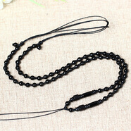 馨佑 黑曜石項鏈繩 圓珠鏈長(cháng)項鏈 佛牌鏈 水晶玉佩吊墜掛繩男女款 款式11