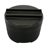 樂(lè )福然  泡面碗帶蓋大號學(xué)生碗湯碗餐具創(chuàng  )意飯盒方便面碗筷套裝泡面杯 大號黑色單碗