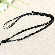 馨佑 黑曜石項鏈繩 圓珠鏈長(cháng)項鏈 佛牌鏈 水晶玉佩吊墜掛繩男女款 款式3
