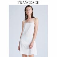 法涵意弛2025夏季真絲吊帶內搭打底連衣裙女中長(cháng)款桑蠶絲吊帶裙 白色 S