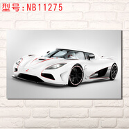 居夢(mèng)塢 豪車汽車海報(bào)裝飾畫(huà)現(xiàn)代跑車名車海報(bào)現(xiàn)代貼畫(huà)墻面裝飾 NB11275 50*30cm