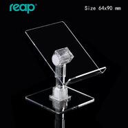 和日升瑞普 亞克力產(chǎn)品展示架通用水晶商品支架托盤(pán)多角度陳列架 透明小號尺寸商品架 手機展示架 64*90mm (2032)