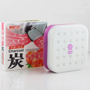 香飄萬家 汽車香膏香水固體車載車用香水新車除異味二合一竹炭香膏 炭+水蜜桃