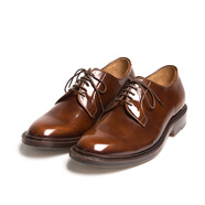 玩累了的孩子！前行吧！Country Boots 固特異手工德比行者紳士皮鞋 Polaris開(kāi)邊珠淺棕色556# 41