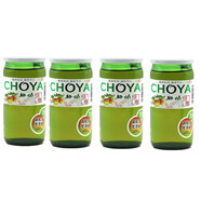 CHOYA（Choya）俏雅梅酒梅子酒青梅果酒 160ml*4瓶