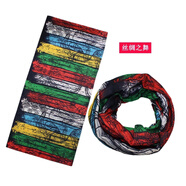 魔術(shù)頭巾男女 戶外騎行無(wú)縫頭巾頭罩面罩 防風(fēng)防曬防塵脖套多功能方巾 骷髏頭 絲綢之舞