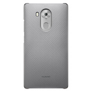 huawei 華為MATE8手機(jī)殼原裝 百格紋理透明保護(hù)套 PC后蓋硅膠TPU防摔 后殼 噴涂灰色