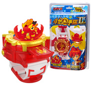 斗龍戰(zhàn)士5爆射龍彈斗龍?zhí)柦鞘汁h(huán)鎧甲召喚變身器號角全套鎧甲戰(zhàn)龍重甲戰(zhàn)龍兒童玩具  斗龍手環(huán)-洛小熠-可彈射【5代】