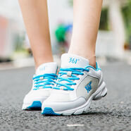 361° 女鞋跑步鞋361度品牌運動(dòng)鞋女秋冬季網(wǎng)面透氣跑鞋休閑鞋網(wǎng)鞋 灰/藍 35