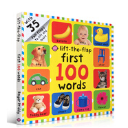 英文原版繪本 Lift-The-Flap: First 100 Words 兒童啟蒙100詞翻翻書