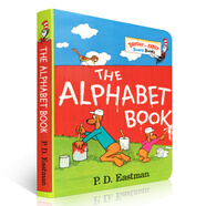 英文原版The Alphabet Book字母紙板書P.D. Eastman兒童啟蒙 低幼適齡版