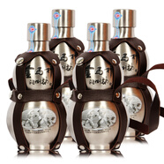 寧河源白酒不銹鋼壺酒整箱糧食高度清香型酒內蒙古特產(chǎn) 50度 500mL 6瓶 葫蘆整箱裝