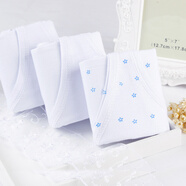 豐翔 3件裝夏季女老人汗衫全棉背心中老年人純棉老太太寬松吊帶背心短款大碼女士 白色+白色+蘭花 110/3XL