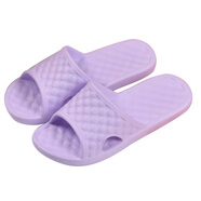 南極人 拖鞋涼拖浴室洗澡情侶居家防滑靜音拖鞋女款紫色37（適合35-36碼）18029