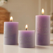 香薰蠟燭浪漫香薰燈香氛蠟燭香熏去燭臺室內燭光晚餐表白蠟燭家用 紫色薰衣草 5*7.5cm一根(燃燒約15-17個(gè)小時(shí))