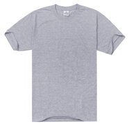 安美薇短袖純色圓領(lǐng)衫半袖T恤免燙透氣坯衫全棉針織汗布工作服空白廣告衫文化運動(dòng)衫班服工裝制服 運動(dòng)灰 L/175