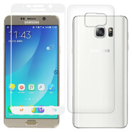 拓蒙 三星Note5/SM-N9200全屏鋼化膜Note4手機貼膜n9100/08/09/nw保護膜 三星Note5抗藍光版白色+后鋼化膜*1套裝